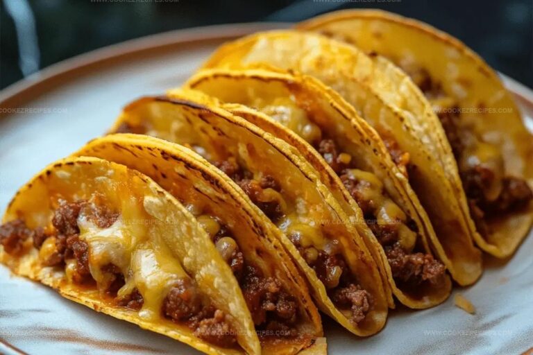 Cheesy Beef Baked Tacos Recipe