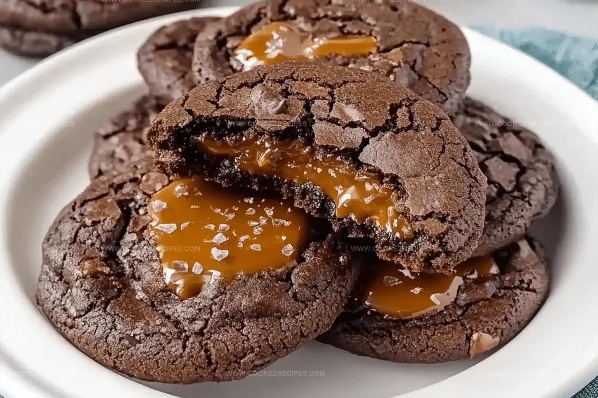Chocolate Caramel Cookies Recipe