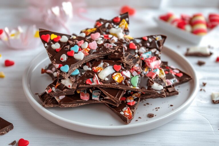 Valentines Double Chocolate Bark Recipe