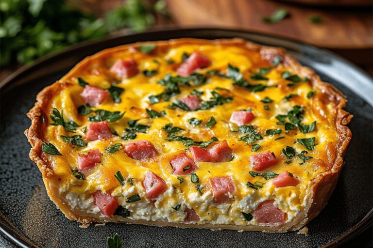 Crustless Cottage Cheese Breakfast Quiche Recipe