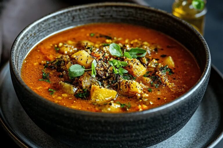Rustic Roasted Vegetable Soup Recipe
