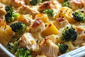 Baked Potato Chicken and Broccoli Casserole Recipe