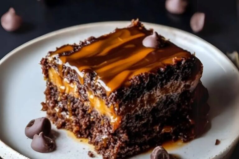 Chocolate Caramel Dump Cake Recipe