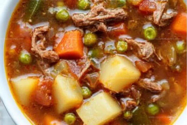 Hearty Veggie & Beef Soup for Cozy Days Recipe