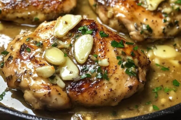Rustic Roasted Garlic Chicken with Asiago Gravy Recipe