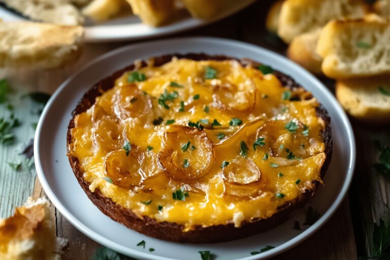 Beer Braised Onion & Cheddar Dip Recipe
