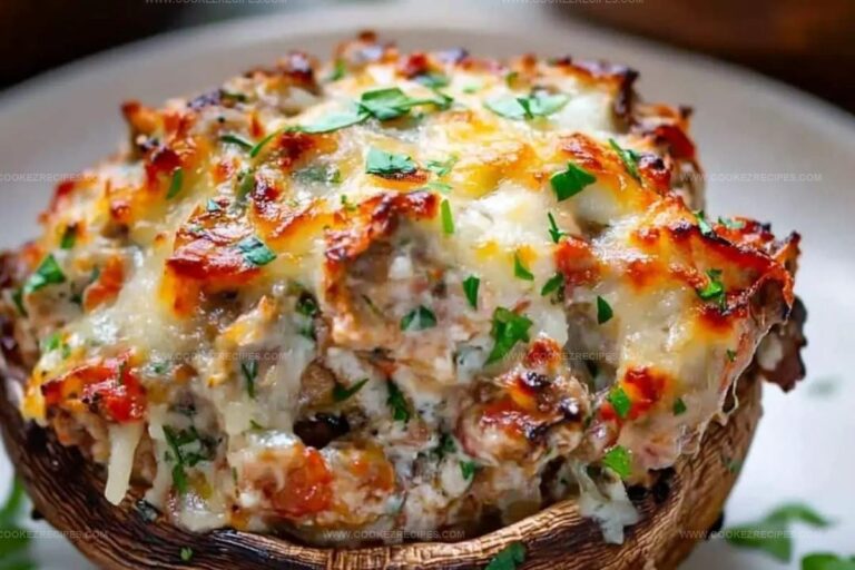 Tuscan Stuffed Mushroom Caps Recipe
