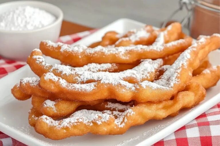 Crispy Funnel Cake Sticks Recipe