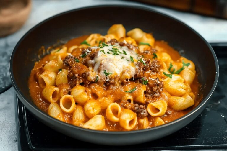 Homemade Cheeseburger Pasta Recipe