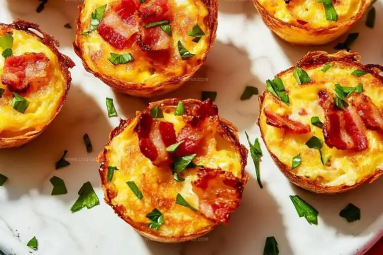 Hash Brown and Bacon Omelet Cups Recipe