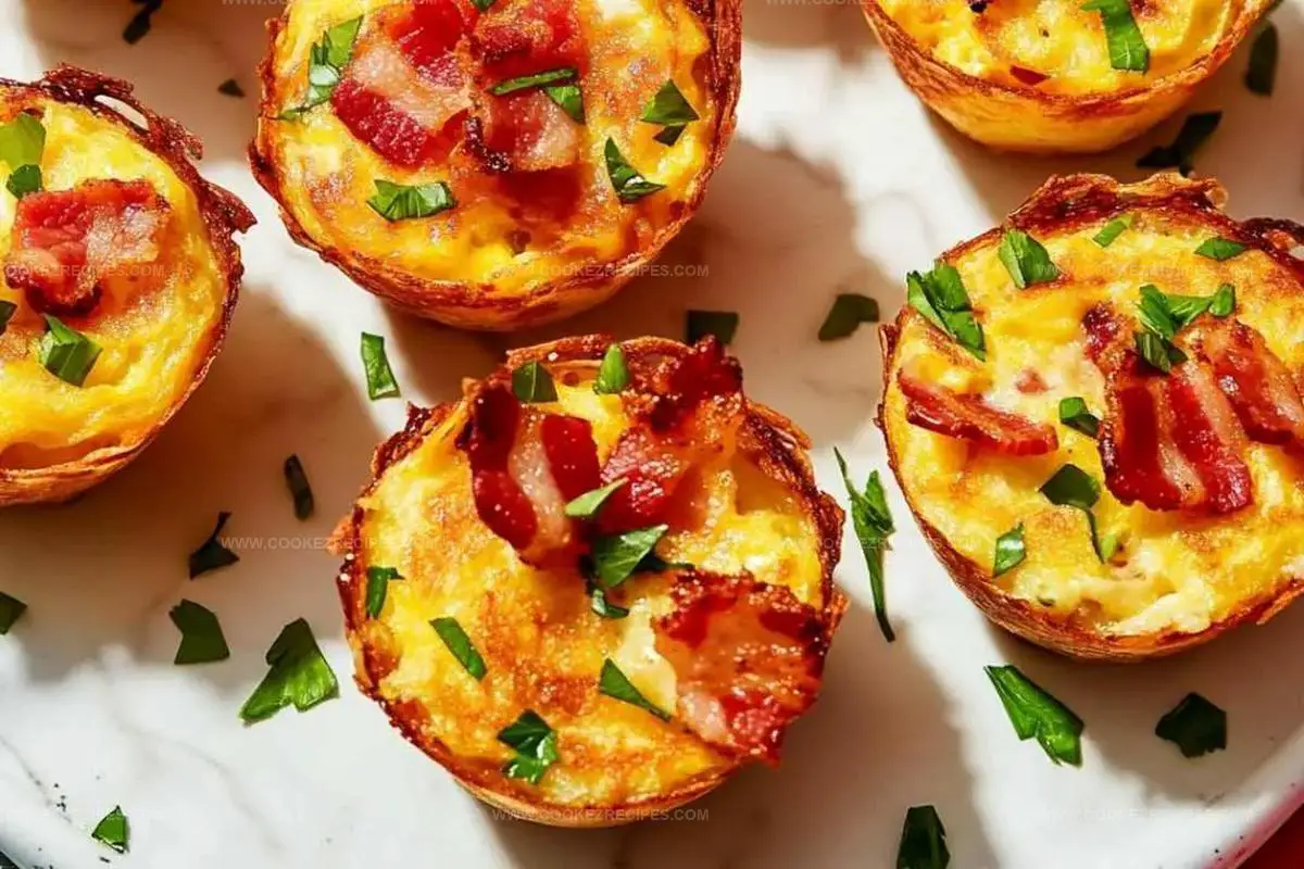 Hash Brown and Bacon Omelet Cups Recipe