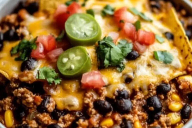 Crockpot Taco Casserole Recipe