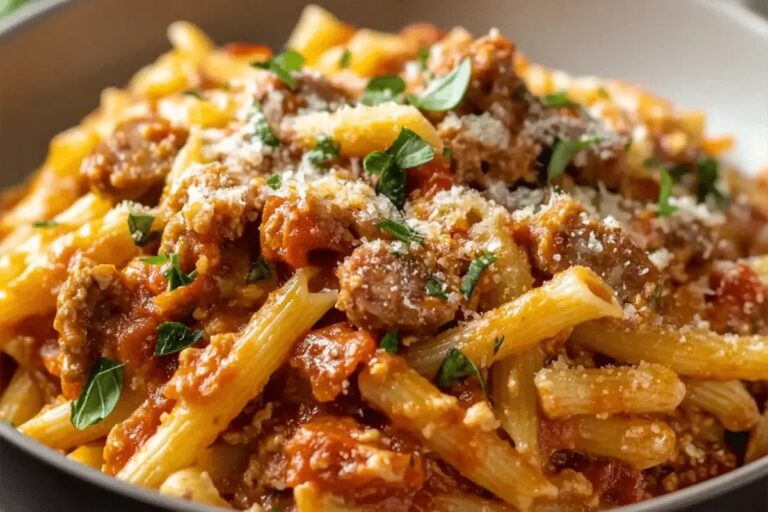 Sausage Tomato Pasta Recipe