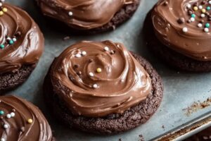 Chocolate Frosted Cookies Recipe