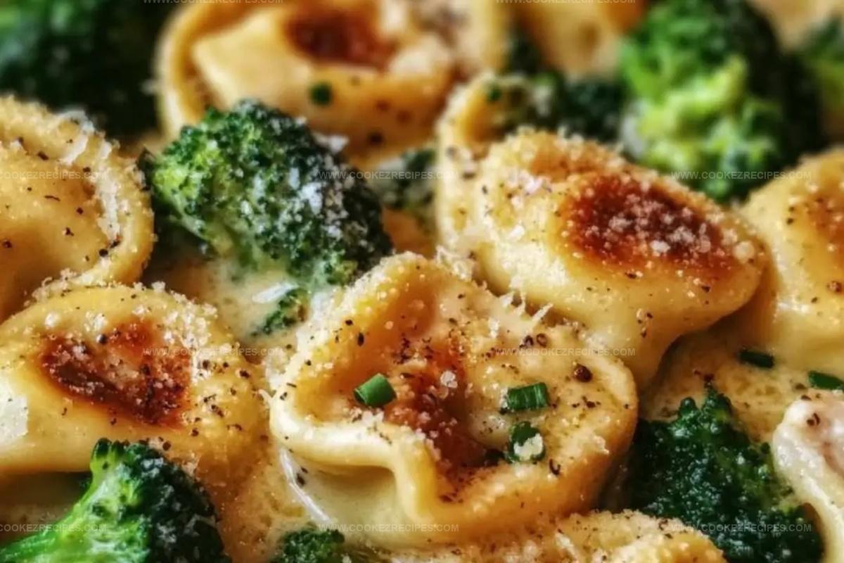 Garlic Parmesan Tortellini Skillet Recipe