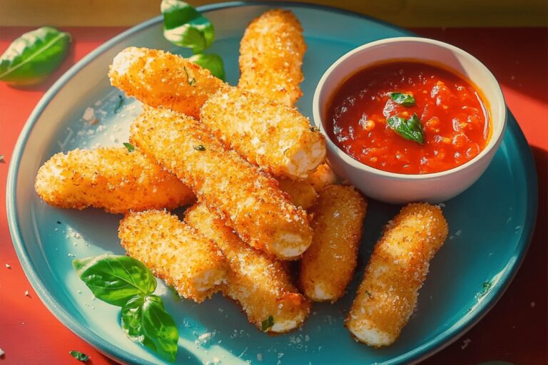 Air Fryer Mozzarella Sticks Recipe