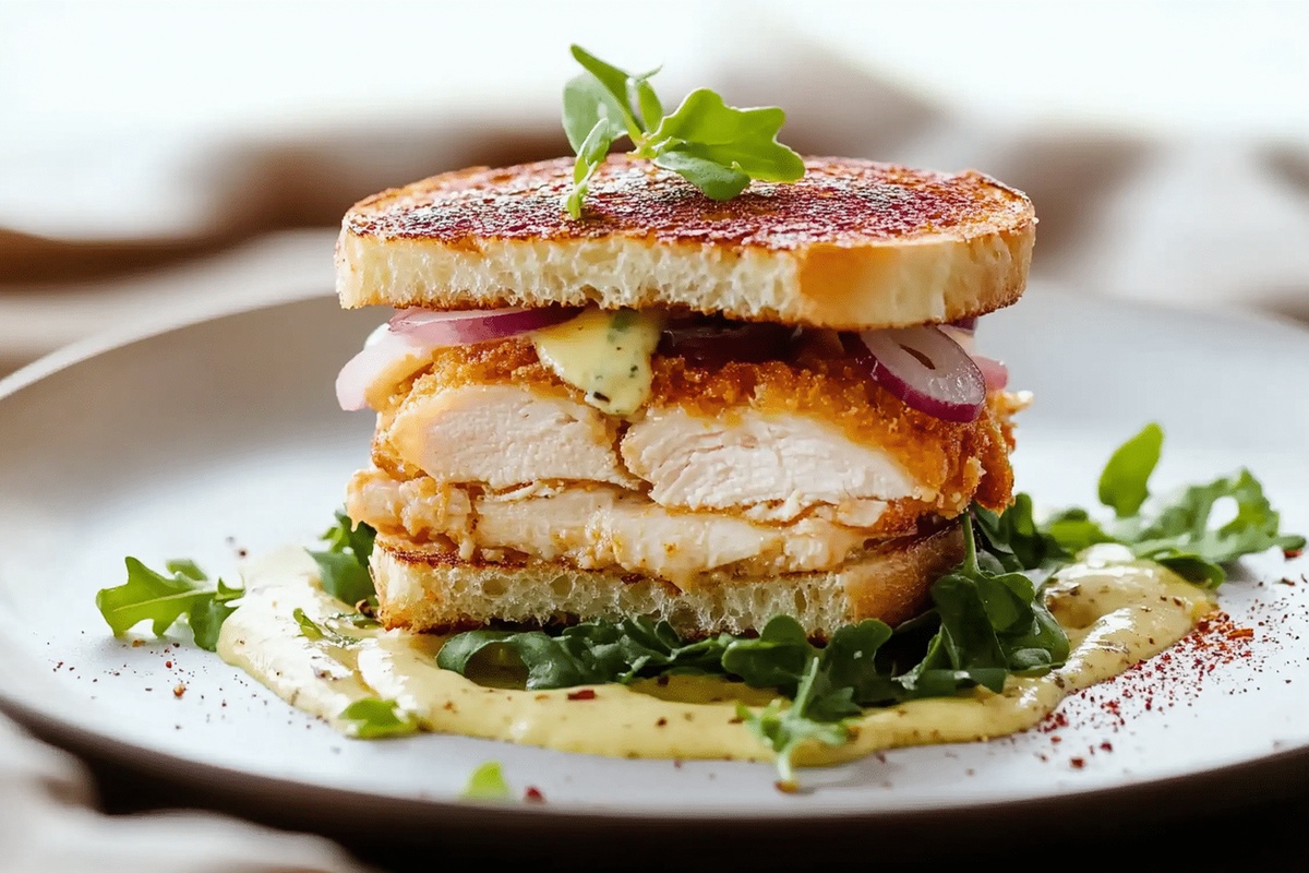Chicken Cordon Bleu Sandwich Recipe