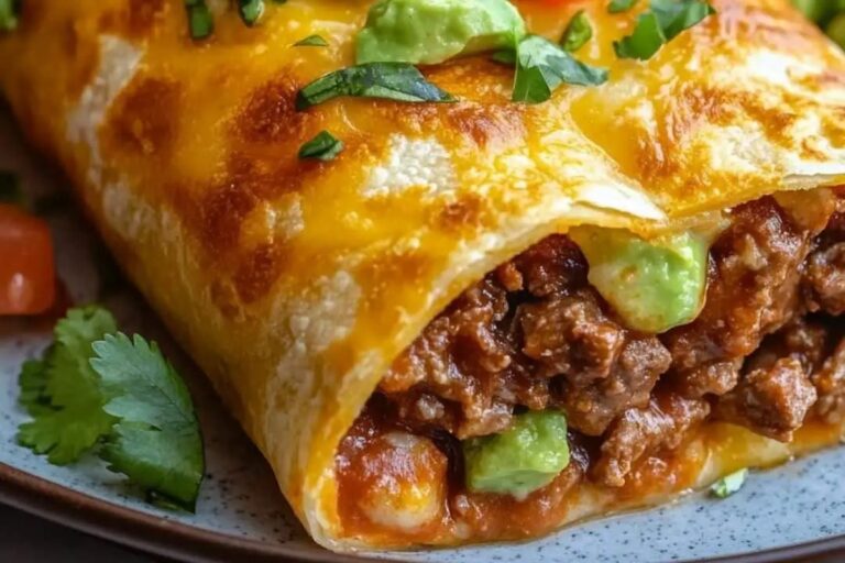 Beef and Cheese Chimichanga Recipe