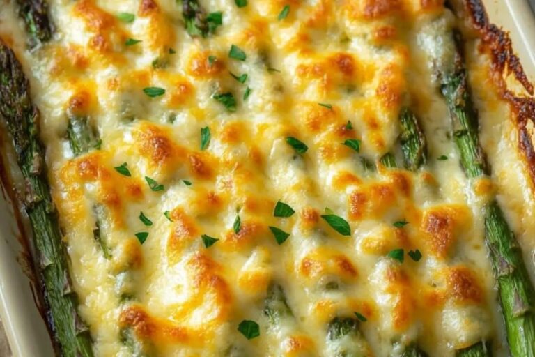Cheesy Baked Asparagus Recipe