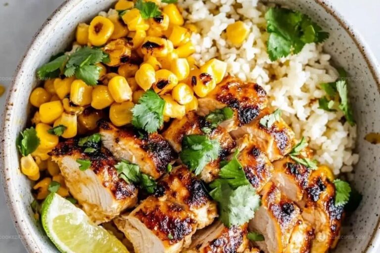 Mexican Street Corn Chicken Bowl Recipe