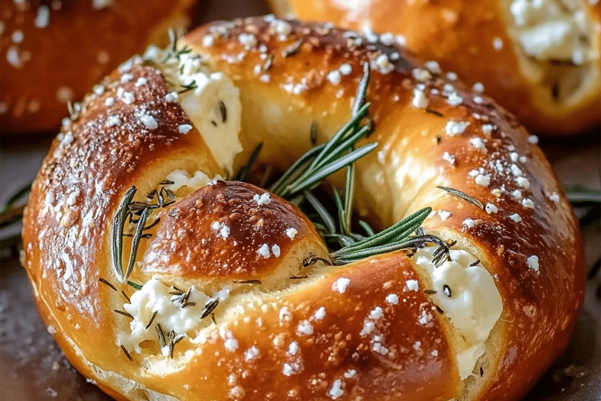 Mozzarella Stuffed Pretzels Recipe