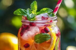 Iced Pomegranate White Tea Recipe