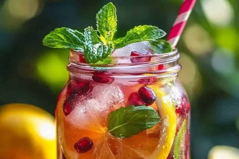 Iced Pomegranate White Tea Recipe