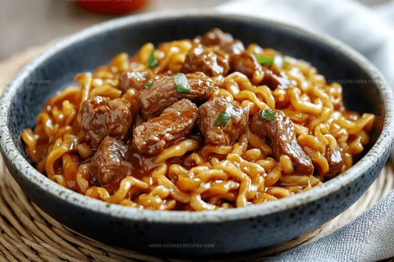 Jjapaguri with Beef & Veggies Recipe