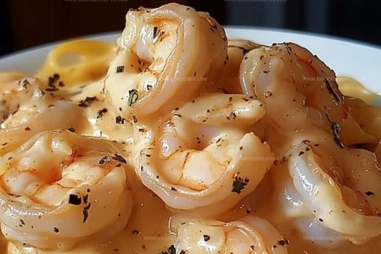 Creamy Shrimp Fettuccine Pasta With Homemade Alfredo Sauce Recipe