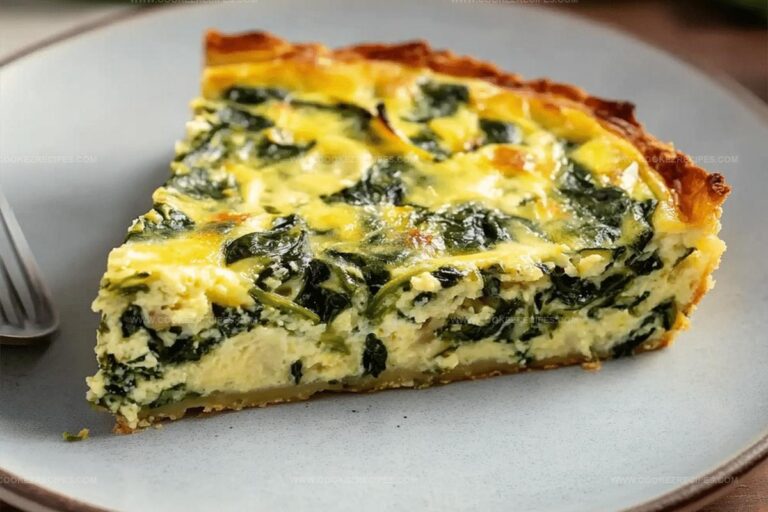 Crustless Spinach Quiche Recipe