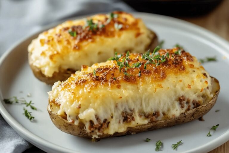 Twice-Baked Shepherds Pie Potatoes Recipe