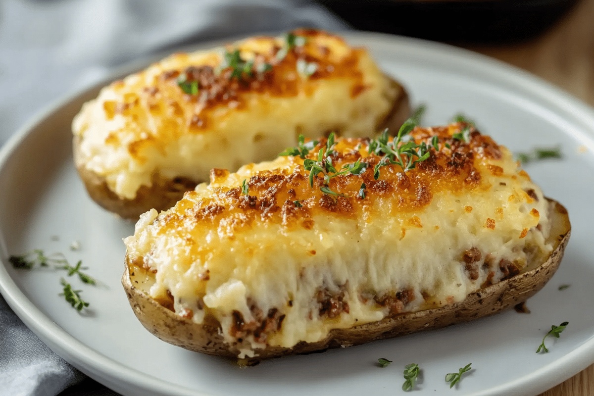 Twice-Baked Shepherds Pie Potatoes Recipe