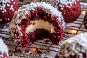Red Velvet Snowball Cookies Recipe
