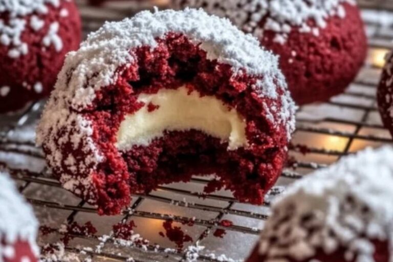 Red Velvet Snowball Cookies Recipe