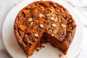 Easy Flourless Oatmeal Carrot Cake Recipe