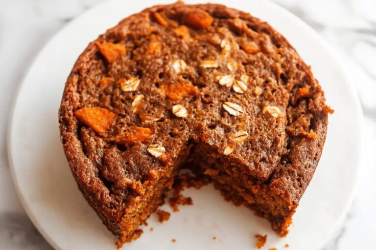 Easy Flourless Oatmeal Carrot Cake Recipe