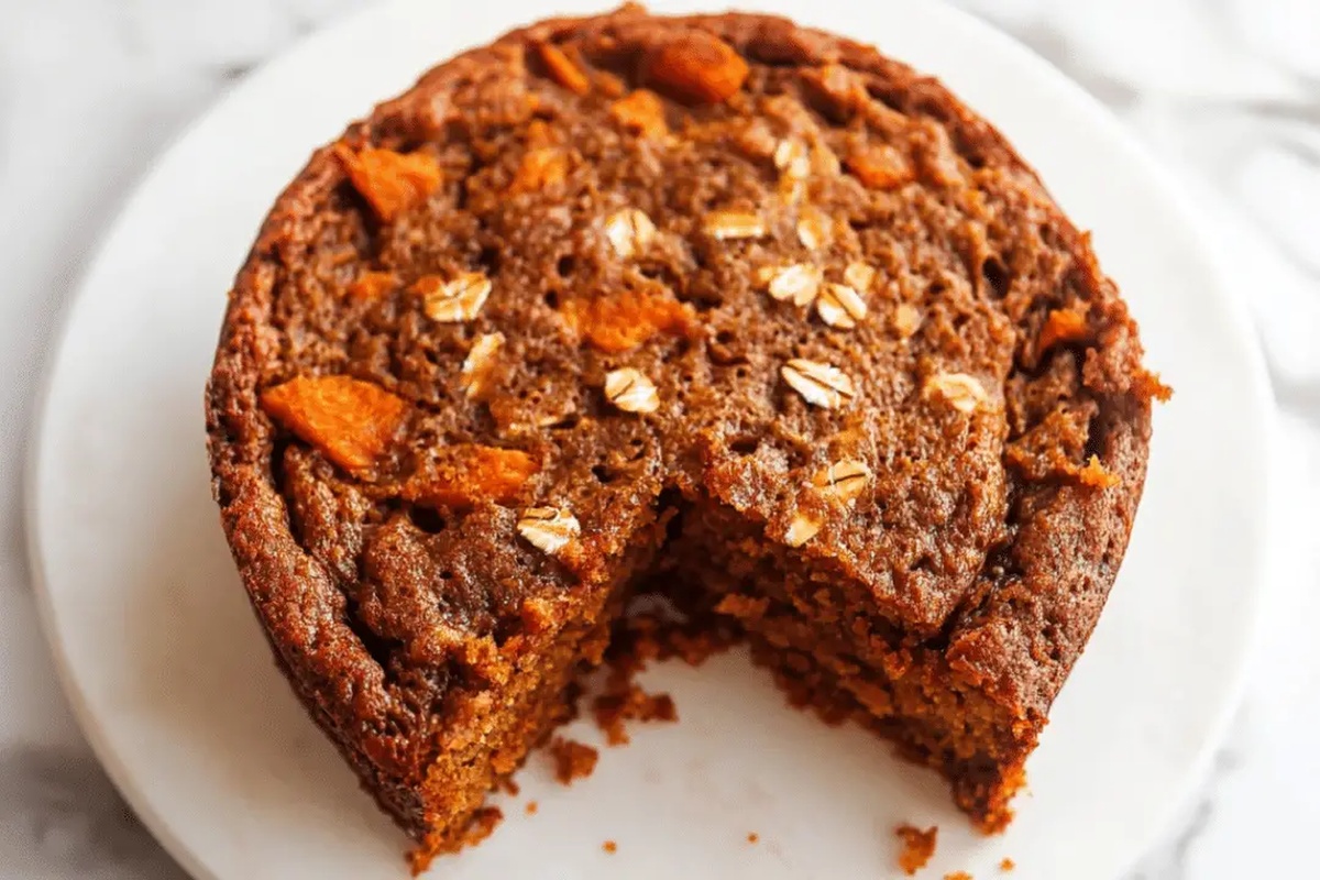 Easy Flourless Oatmeal Carrot Cake Recipe