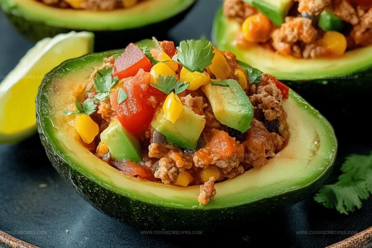 Taco-Stuffed Avocados Recipe