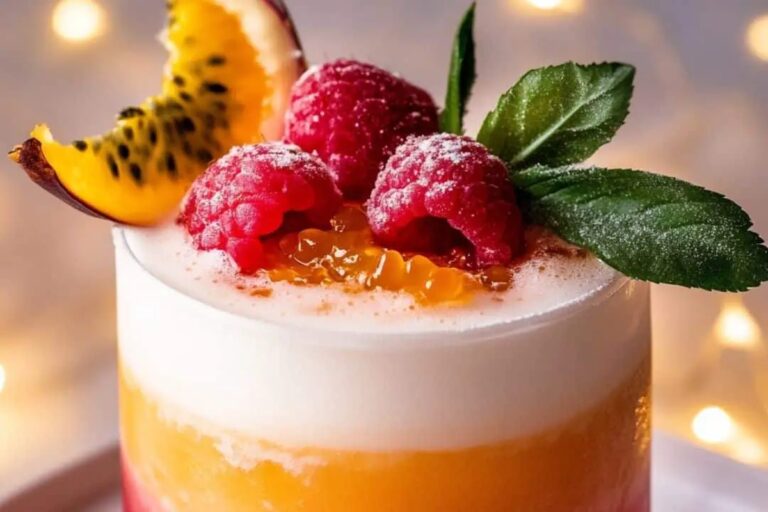 Raspberry Passionfruit Tequila Sour Recipe