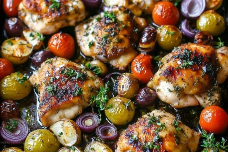 Greek-Inspired Sheet Pan Chicken Recipe