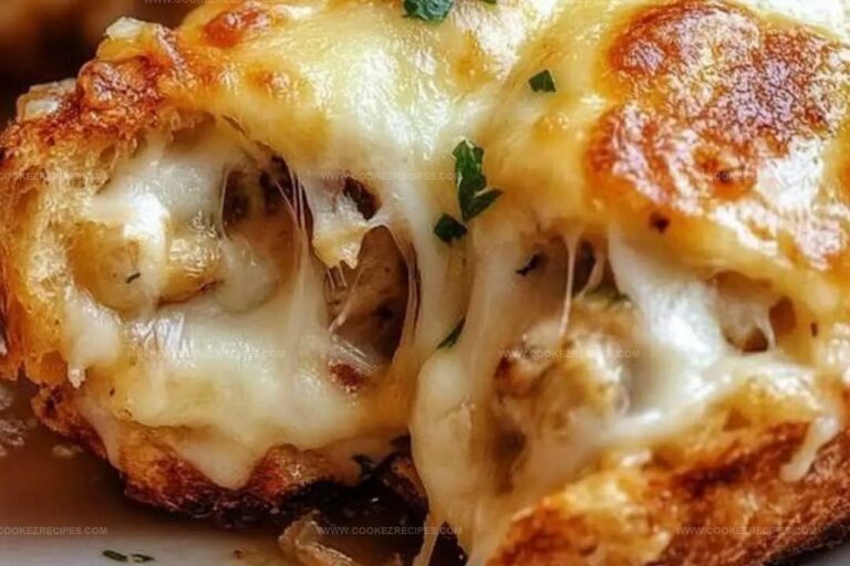 Cheesy Garlic Bread Stuffed Chicken Recipe