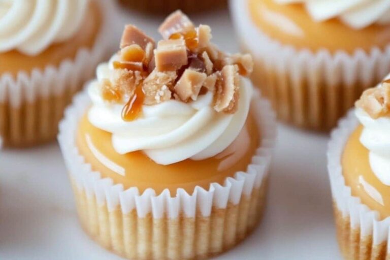No-Bake Mini Dulce de Leche Cheesecakes Recipe