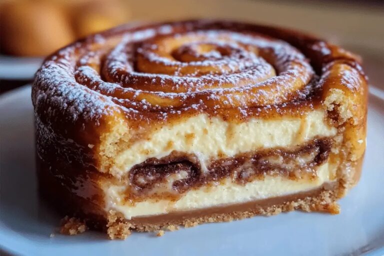 Cinnamon Roll Honeybun Cheesecake Recipe