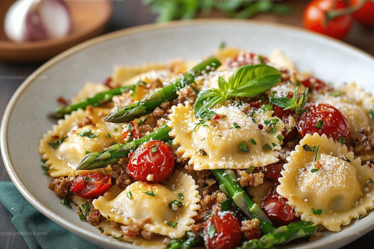 Ravioli with Tomatoes & Herbs Recipe