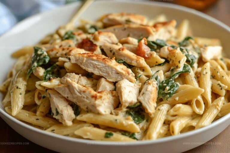 Chicken Spinach Penne Recipe