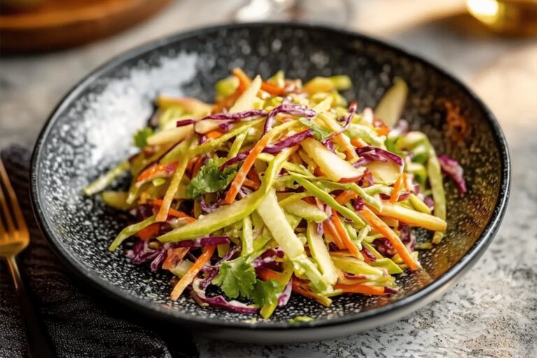Sweet and Tangy Apple Slaw Recipe