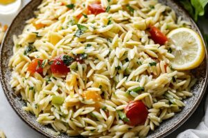 Lemon Orzo Salad Recipe