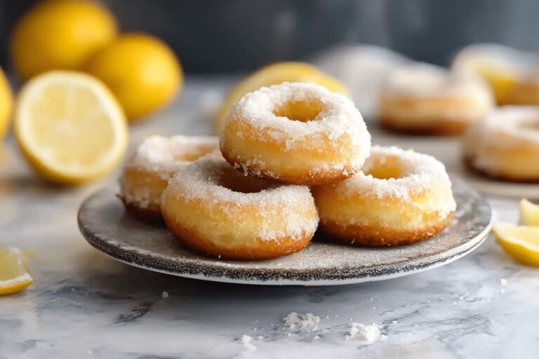 Baked Lemon Donuts Recipe