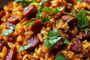 Mexican Rice with Chorizo and Bacon Recipe