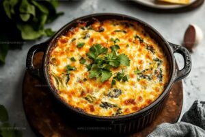 Creamy Baked Spinach Artichoke Dip Recipe